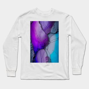 Heather Storm - Abstract Alcohol Ink Resin Art Long Sleeve T-Shirt